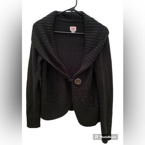 Mossimo Supply Co. black cardigan, XL